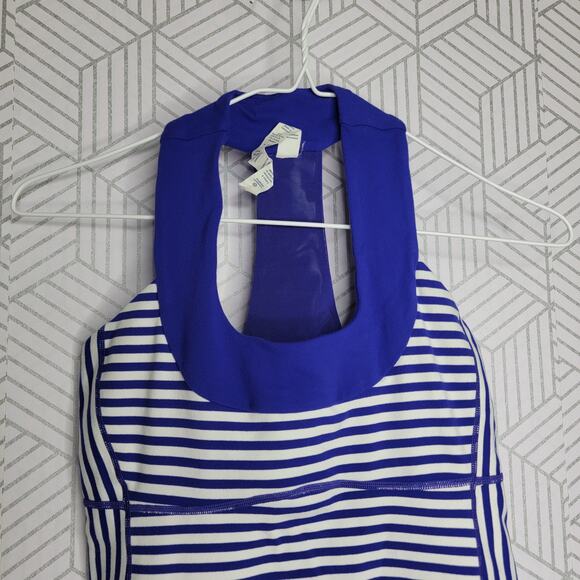 Lululemon Blue Sz 6 Workout Scoop Tank - Picture 4 of 8